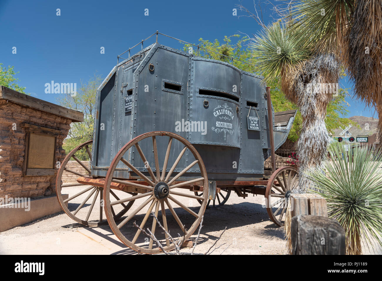 Gepanzerte Stage Coach Stockfoto