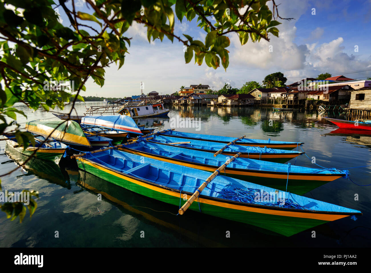 Langgur Dorf, Kai Inseln, Molukken, Indonesien Stockfoto