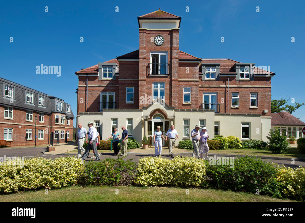 Blagdon Dorf, Taunton, Somerset, UK, ein Alter - exklusive Ruhestandgemeinschaft. Stockfoto