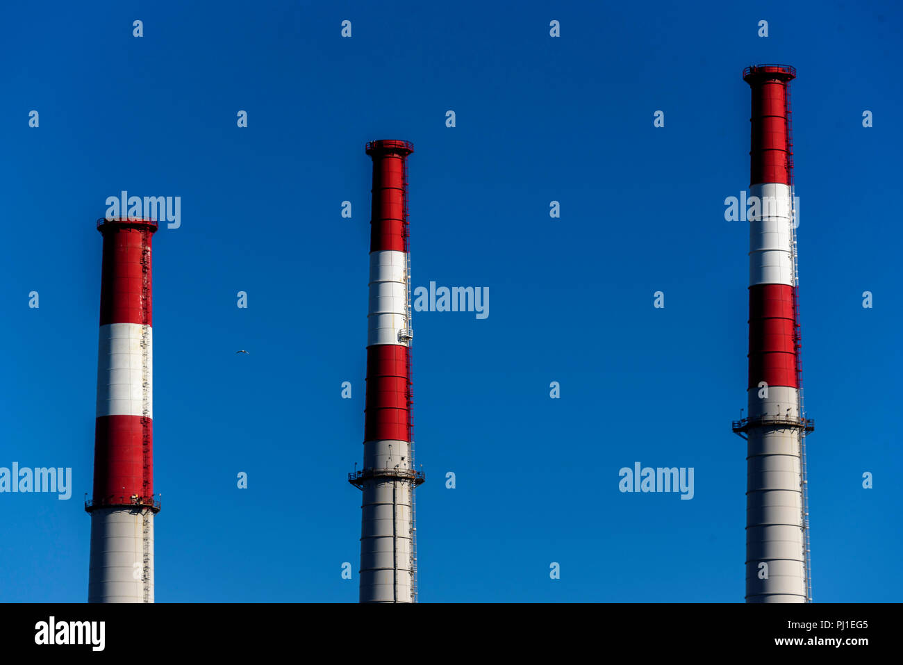 11-2017 New York, USA. Ravenswood Elektrizitätswerk, Foto: © Simon Grosset Stockfoto