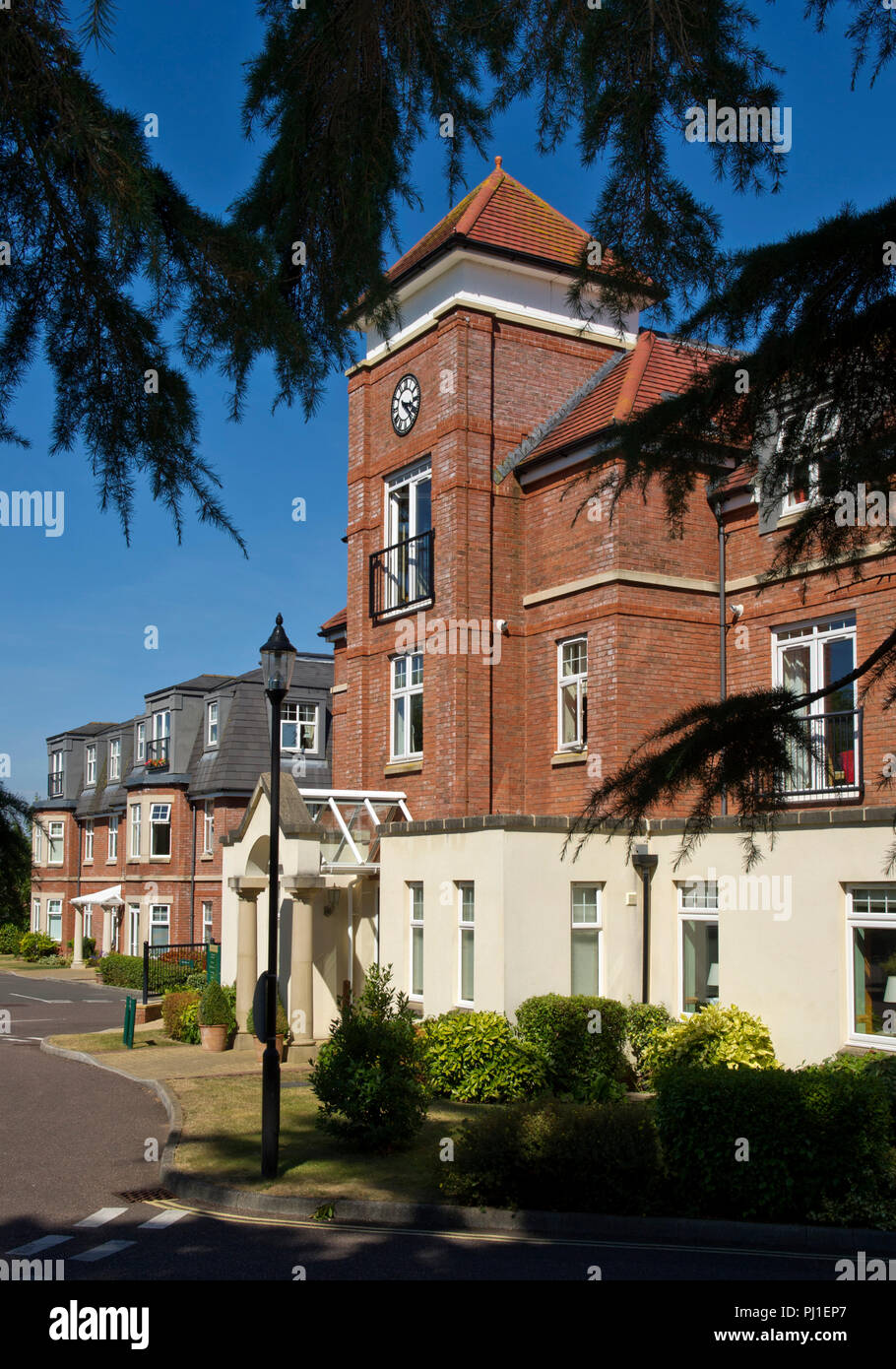 Blagdon Dorf, Taunton, Somerset, UK, ein Alter - exklusive Ruhestandgemeinschaft. Stockfoto