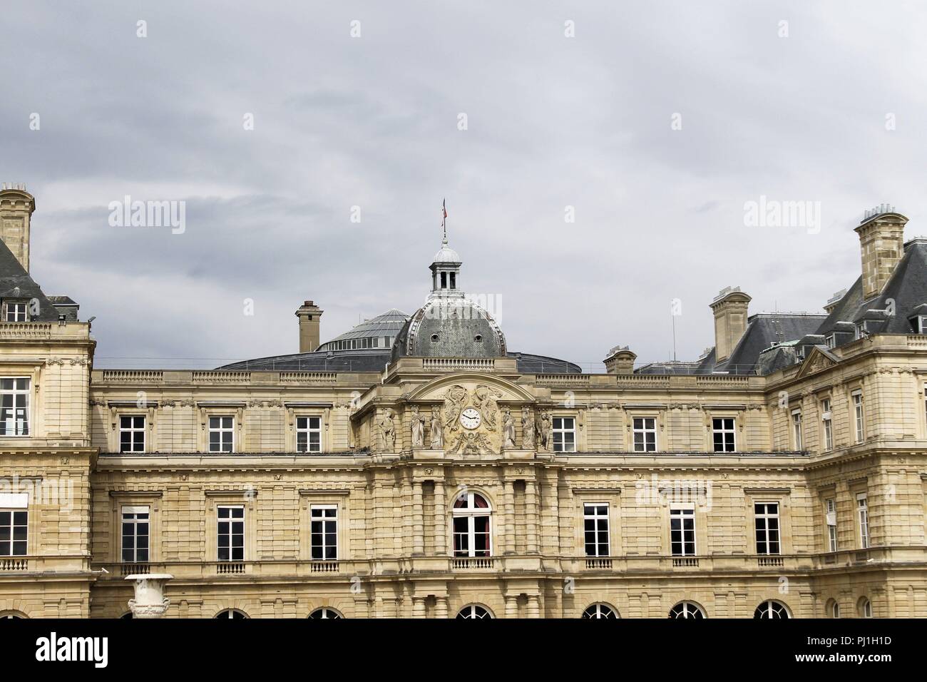 Die berühmten Tuileries. Jardin des Tuileries ist ein öffentlicher Garten zwischen Louvre und dem Place de la Concorde entfernt Stockfoto