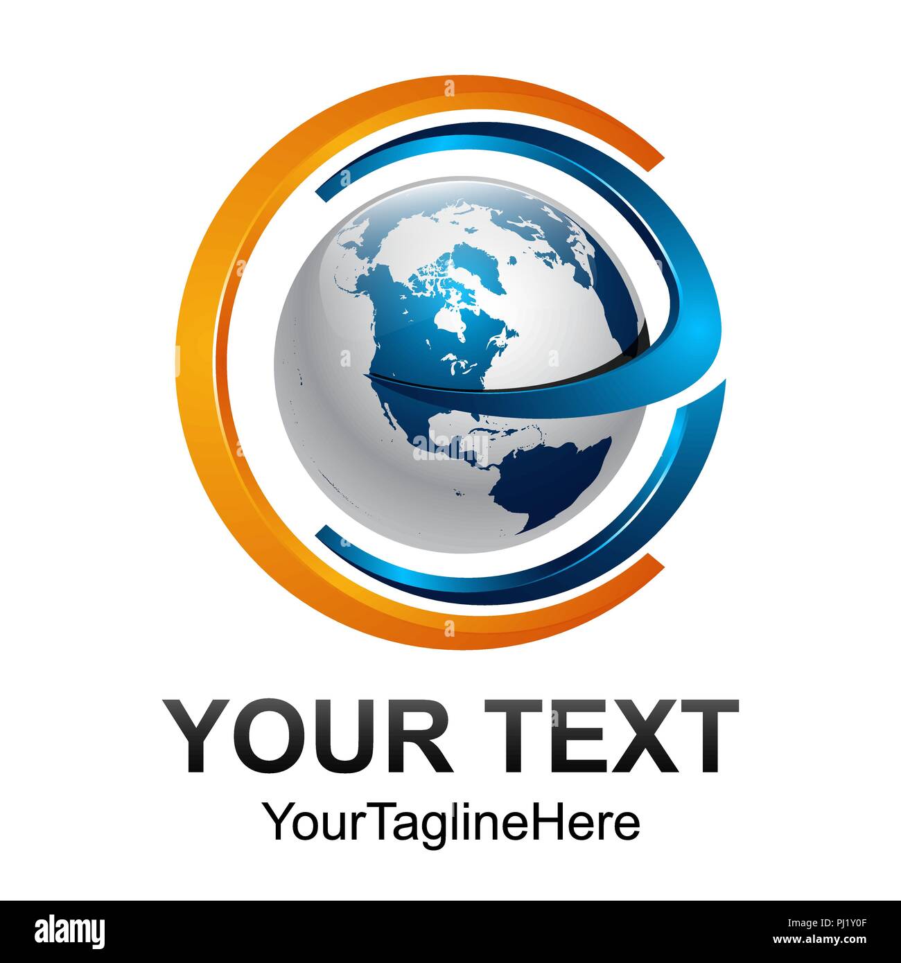 Kreative abstrakte digitale Sphäre Technologie vektor Logo Design template Element. Web Netzwerk Internet Business Logo Konzept Kreissymbol. Stock Vektor