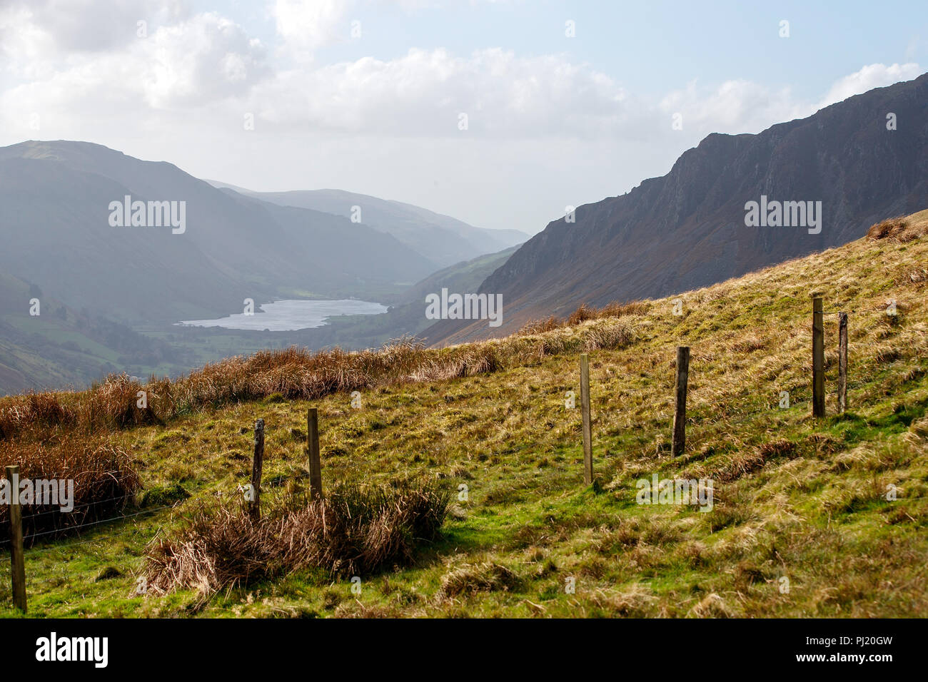 Cad-West, Dinas Mawddwy Schleife, in der Nähe von Dolgellau, Wales, Vereinigtes Königreich Stockfoto