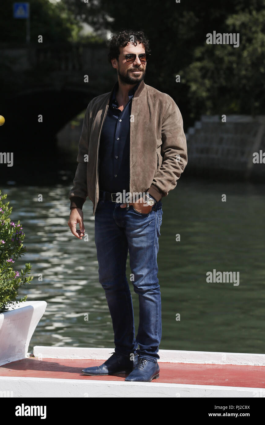 Venedig, Italien. 3. September 2018. Francesco Montanari am 3. September 2018 in Venedig, Italien. (Von Mark Kap/Insidefoto) Credit: insidefoto Srl/Alamy leben Nachrichten Stockfoto