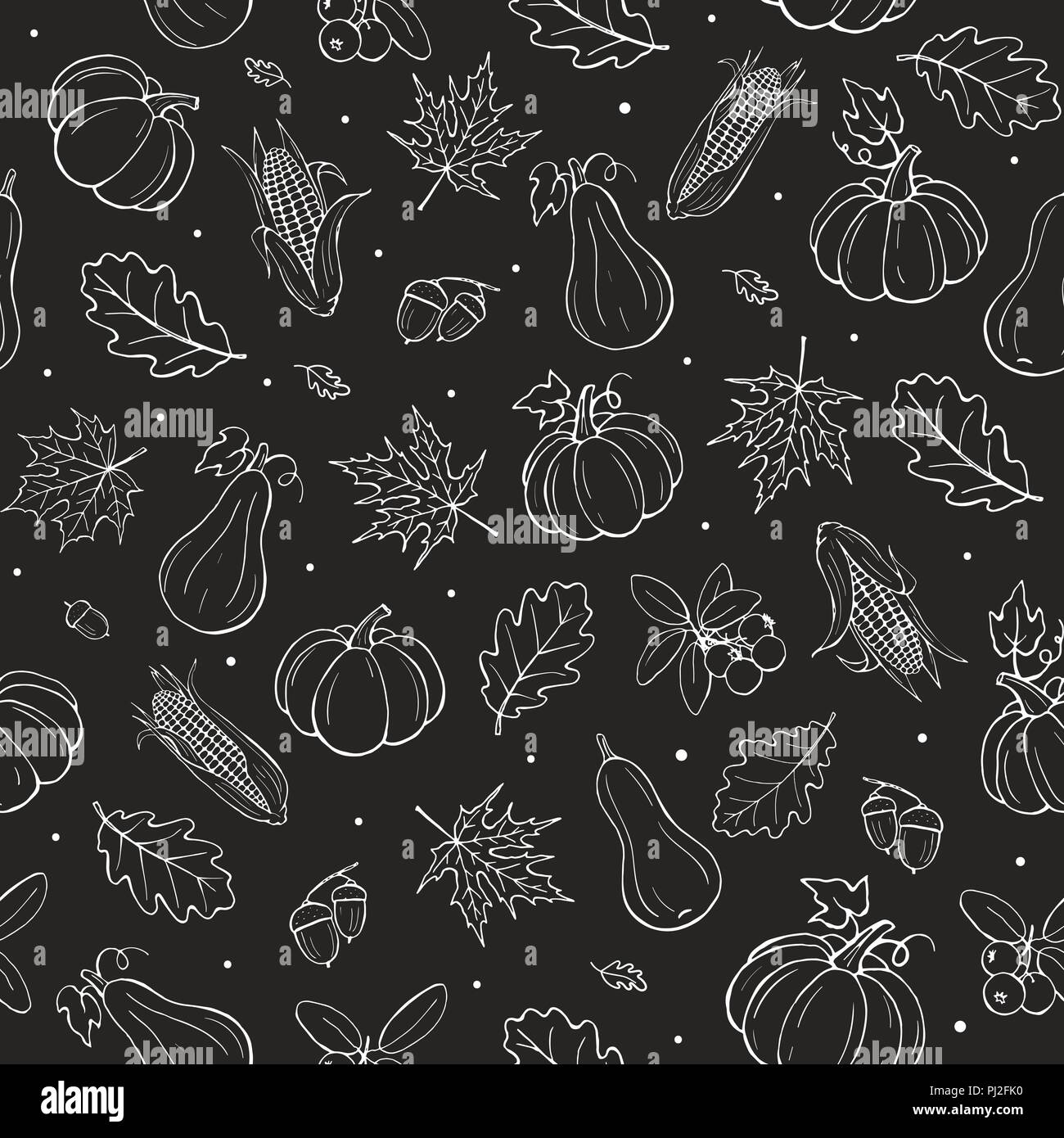 Herbst nahtlose Hintergrund Stock Vektor