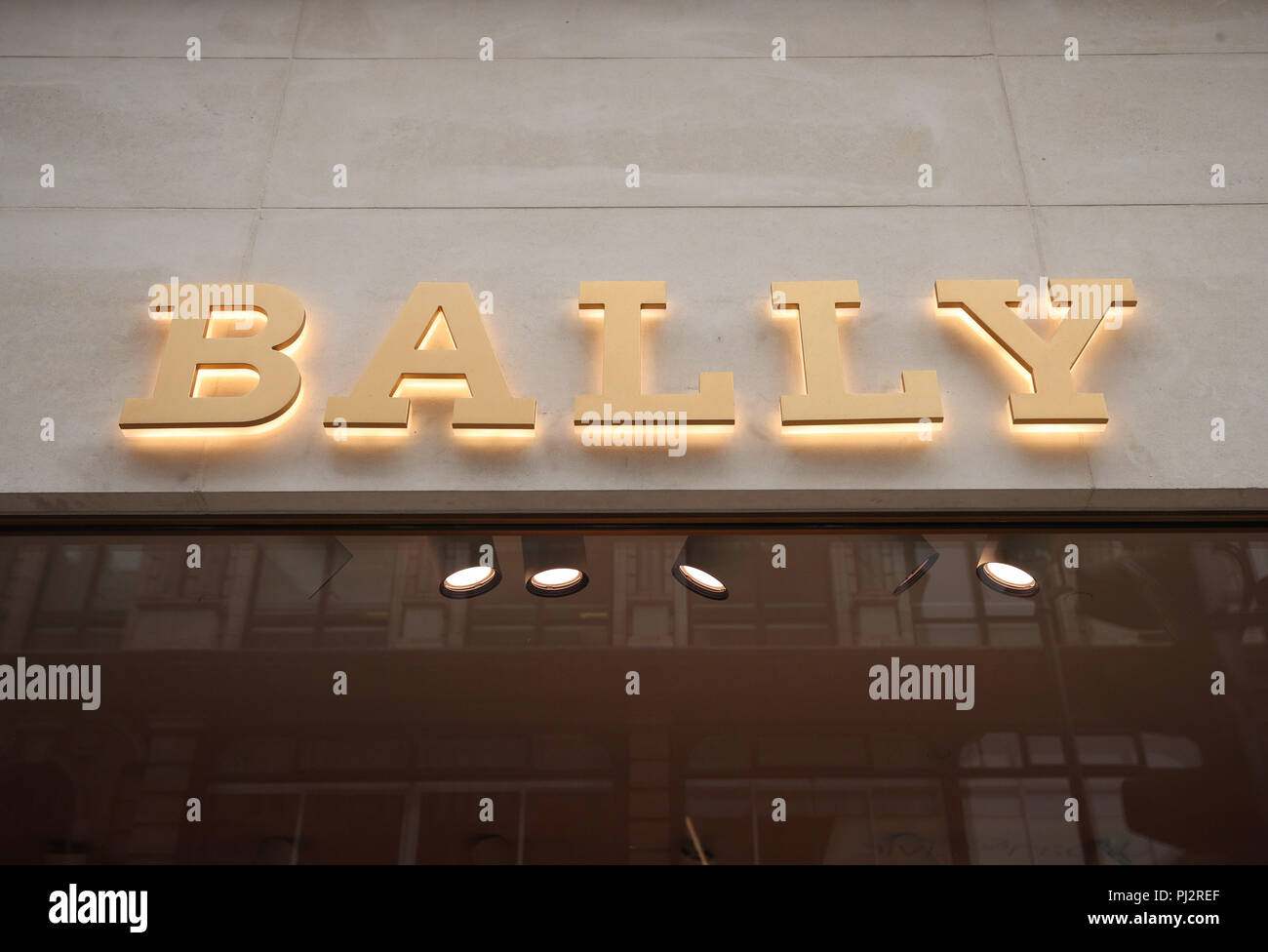 Der Bally Store auf New Bond Street, London. PRESS ASSOCIATION Foto. Bild Datum: Mittwoch, August 22, 2018. Photo Credit: Yui Mok/PA-Kabel Stockfoto