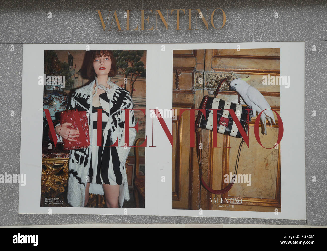 Das Valentino Store auf New Bond Street, London. PRESS ASSOCIATION Foto. Bild Datum: Mittwoch, August 22, 2018. Photo Credit: Yui Mok/PA-Kabel Stockfoto