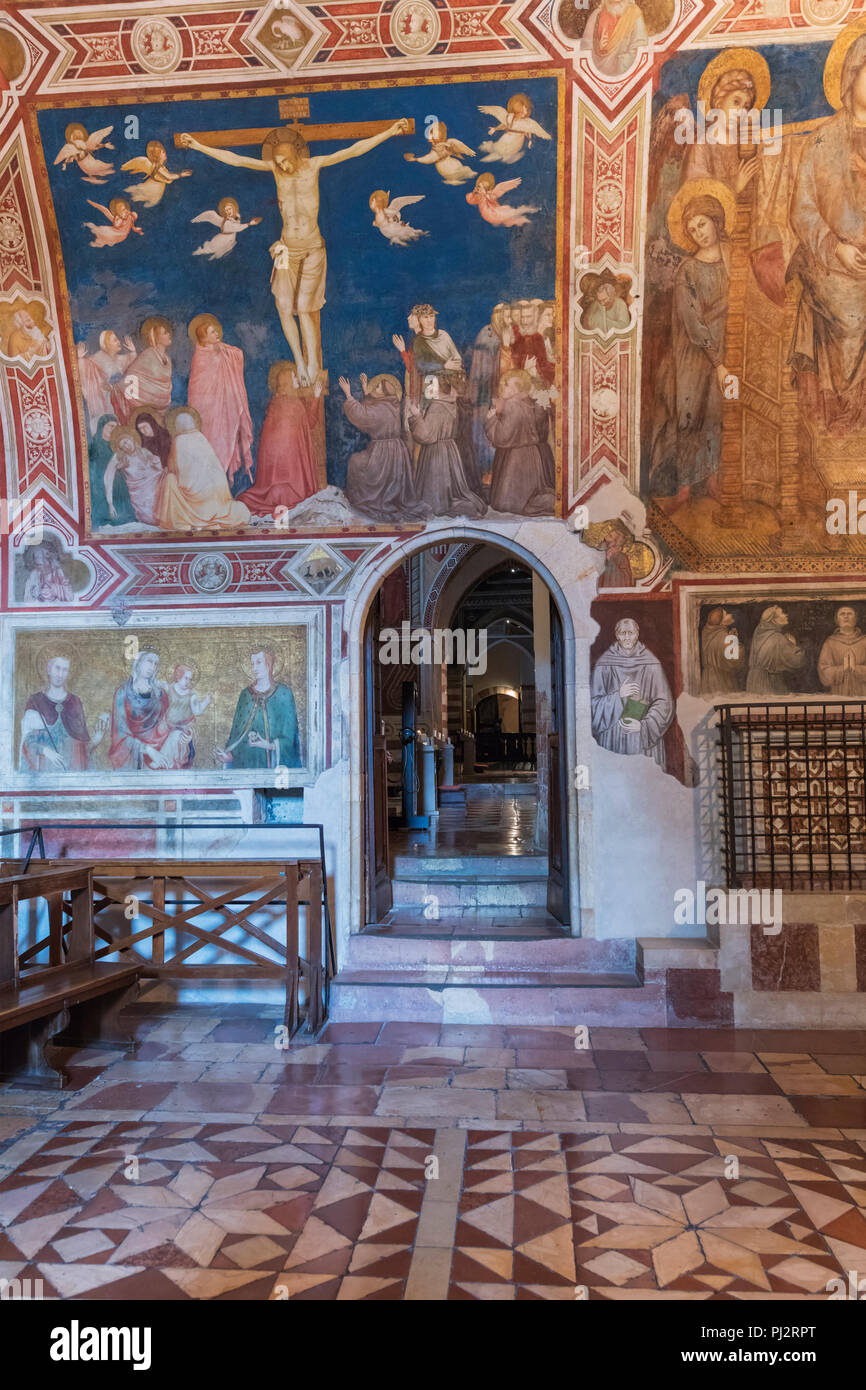 Fresko, Päpstliche Basilika des Heiligen Franziskus von Assisi