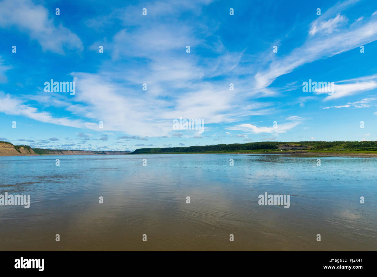 Die Mackenzie River, Northwest Territories, Kanada Stockfoto