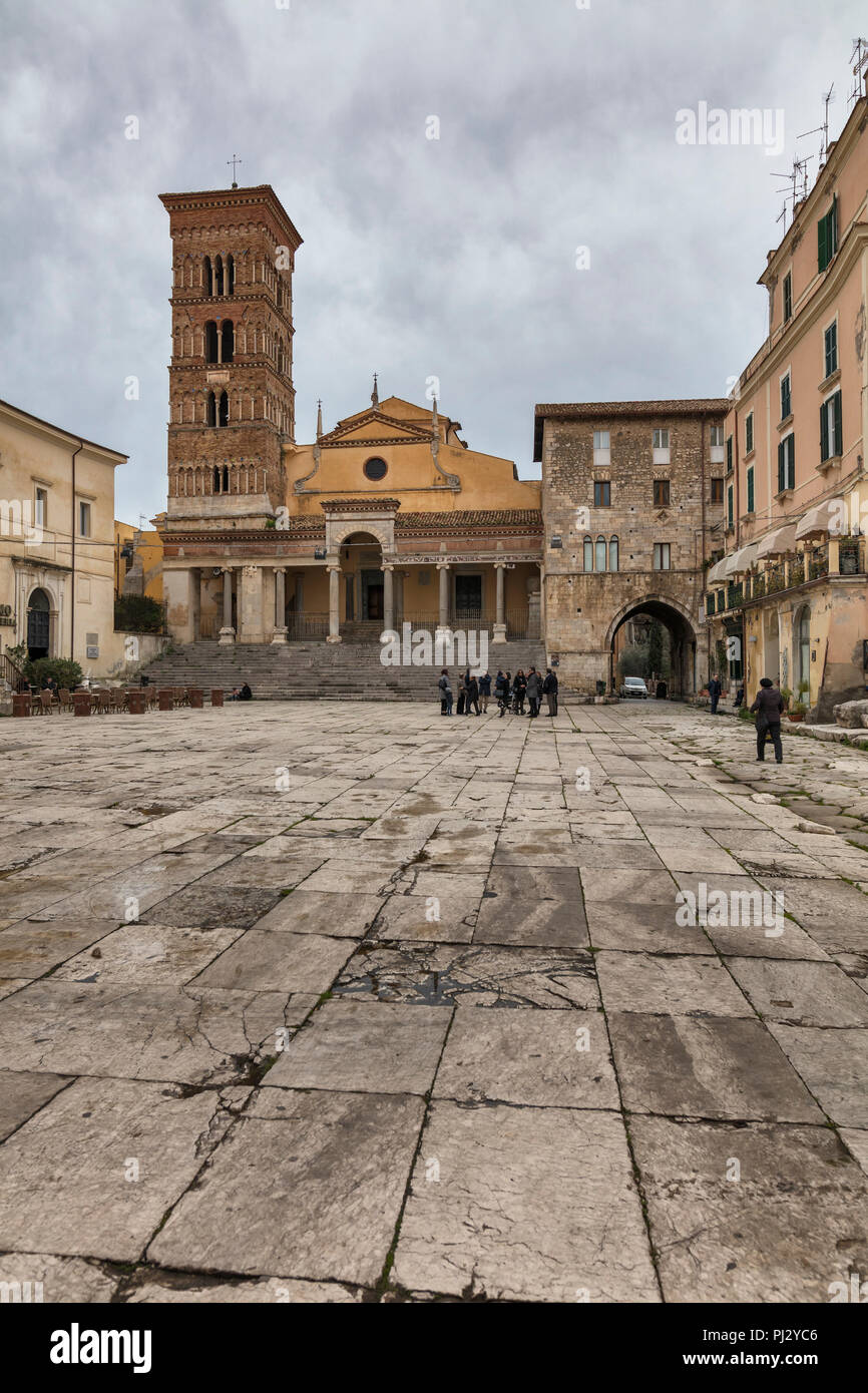 Kathedrale von San Cesario, Terracina, Latium, Italien Stockfoto