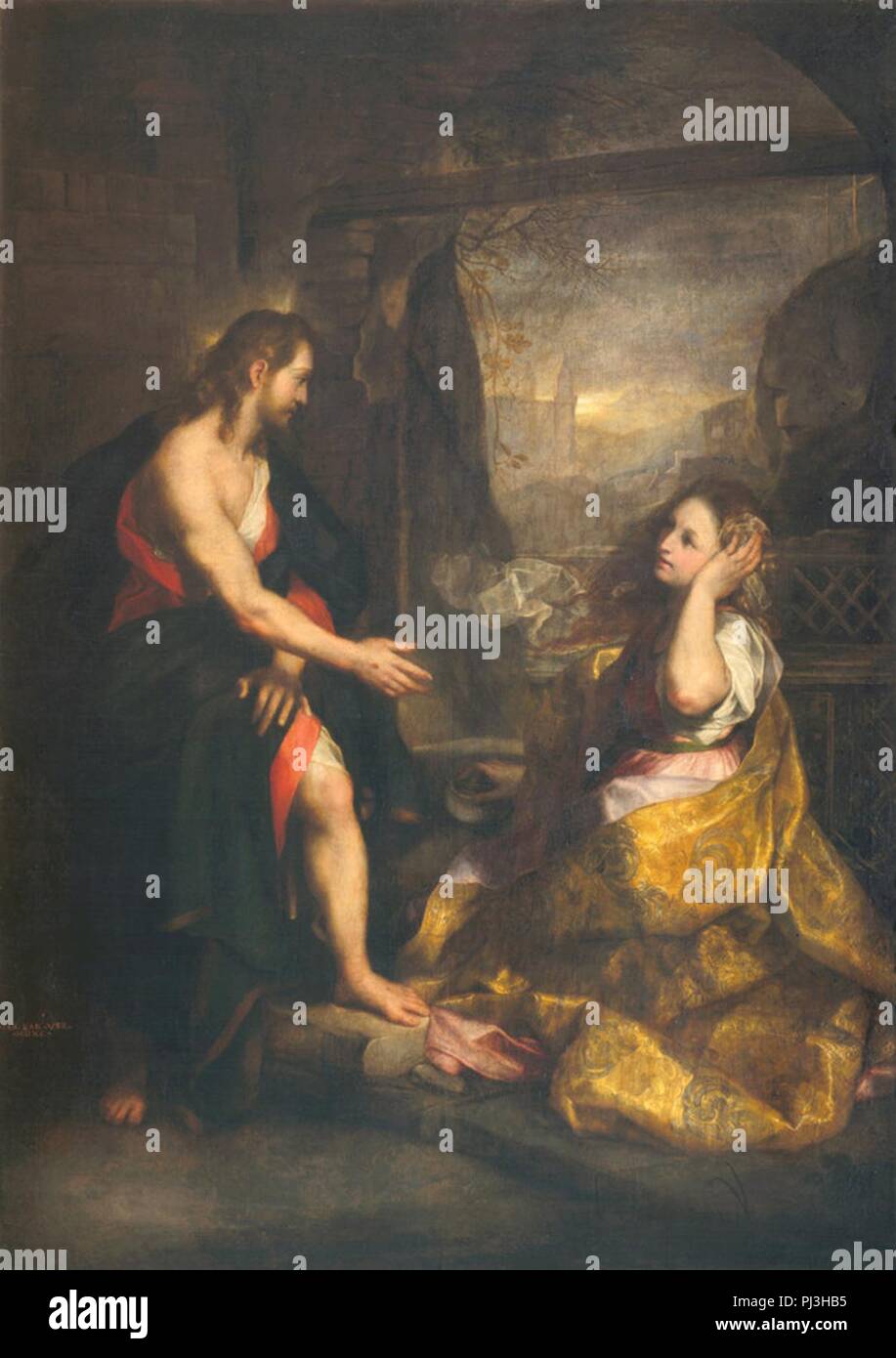 Barocci, Federico - Cristo e La Maddalena (Noli me tangere) - 1590 - Rahmenlose. Stockfoto