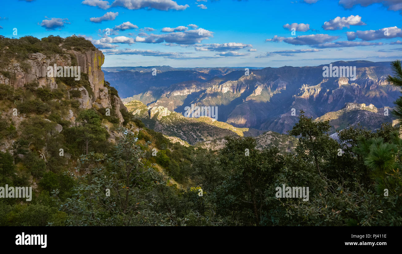 Kupfer Canyon (Barrancas del Cobre) - Sierra Madre Occidental, Chihuahua, Mexiko Stockfoto