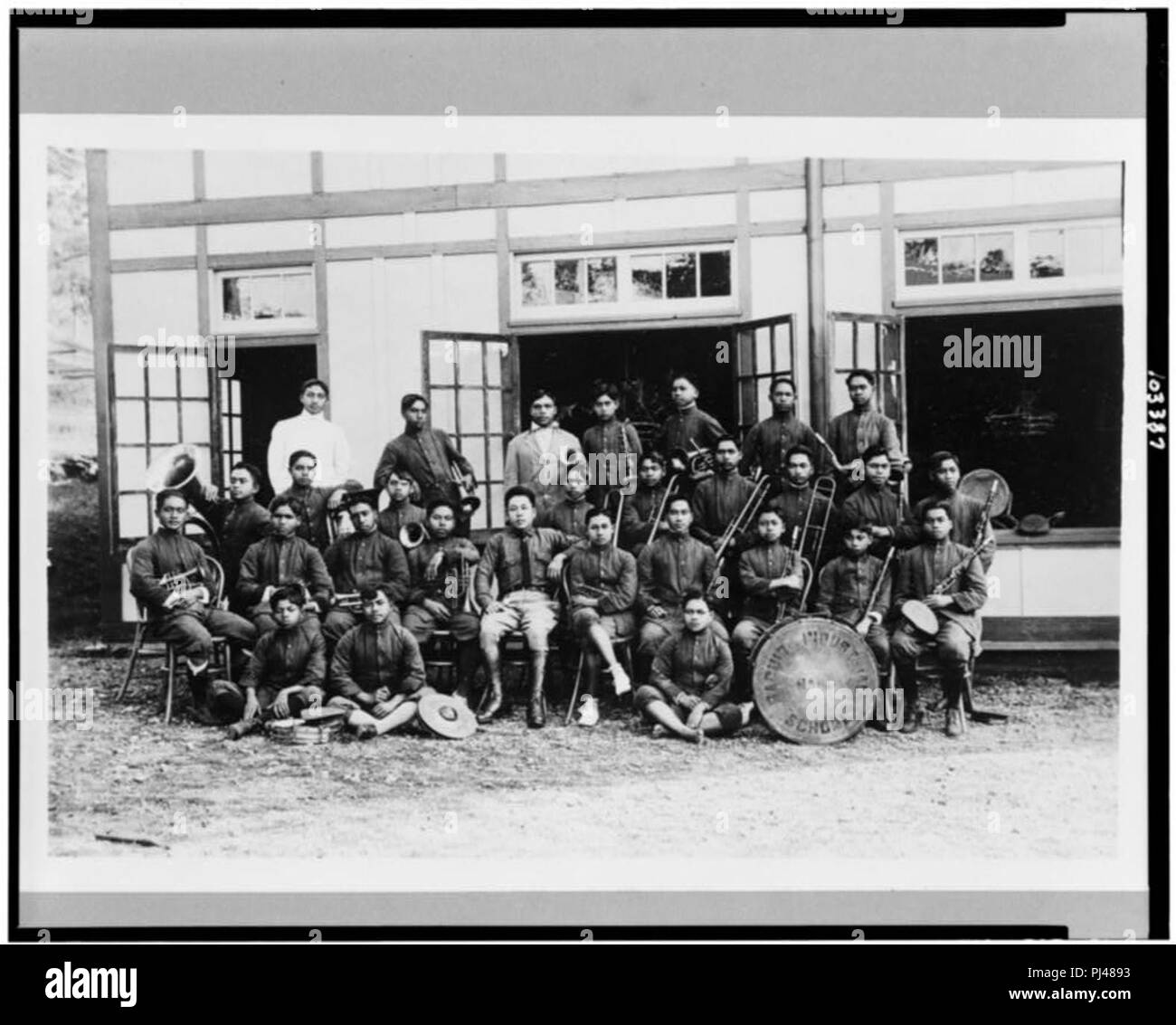 Baguio Industrial School Band, Baguio, philippinische Inseln Stockfoto