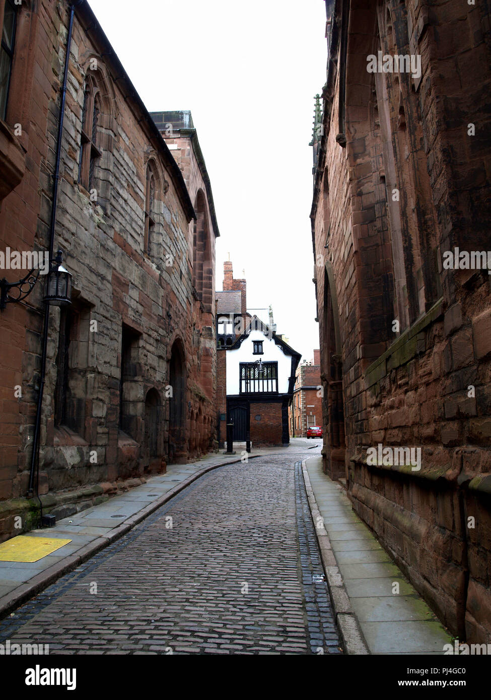 Bayley Lane, neben der Kathedrale von Coventry, Coventry, West Midlands, England, Großbritannien, Stockfoto