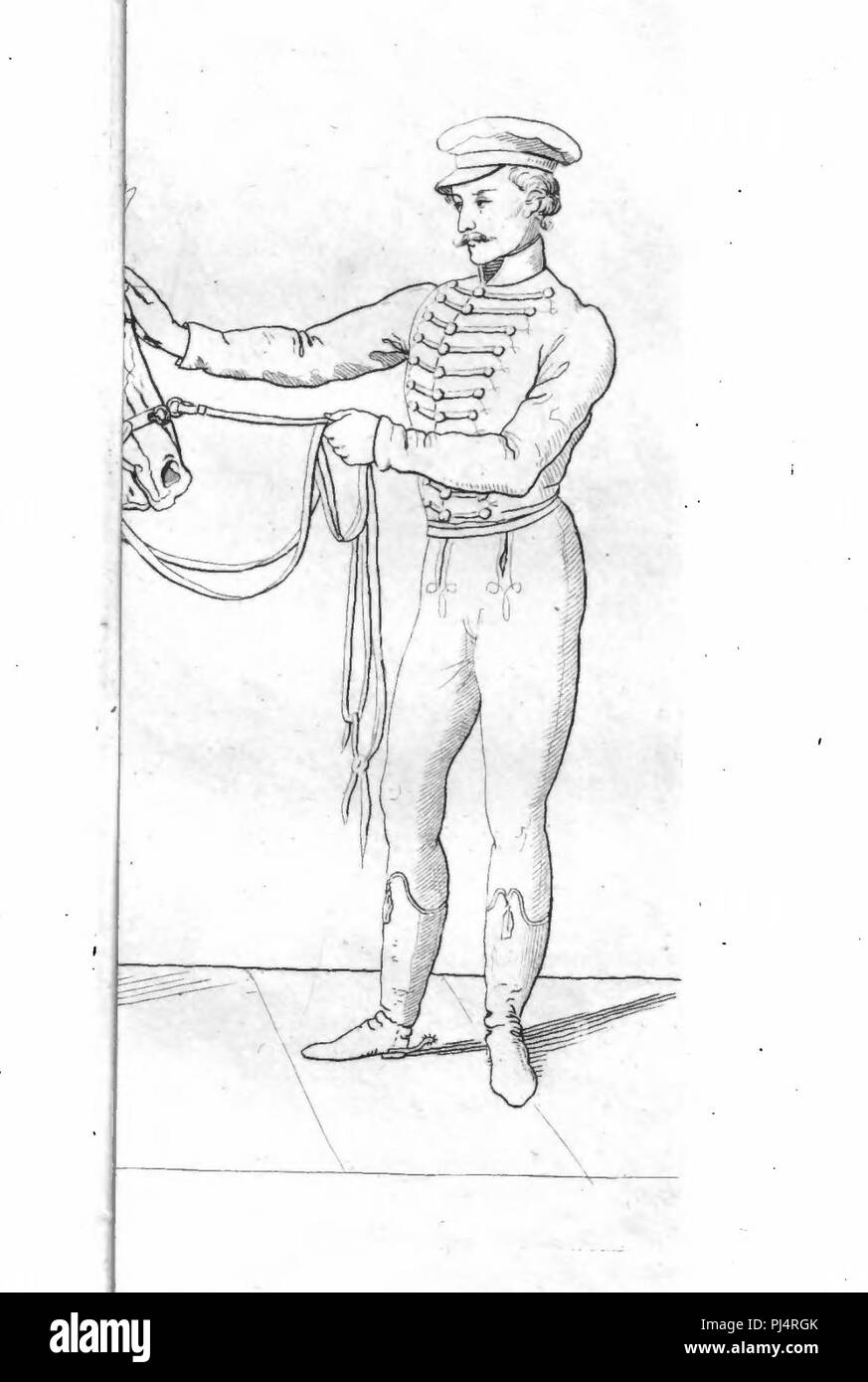 Balassa-L'arte di ferrare i Cavalli senza weit uso della forza (Seite 53). Stockfoto