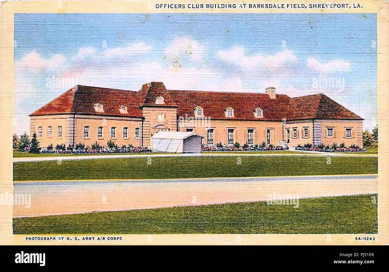 Barksdale Army Airfield - Officers Club. Stockfoto