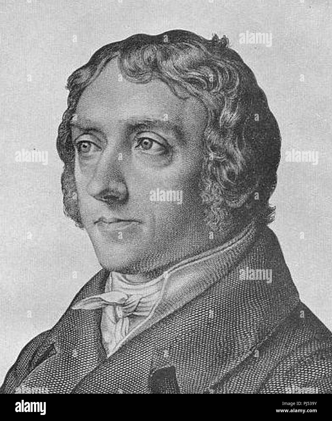 Barthold Georg Niebuhr - philologorum vorstellt. Stockfoto
