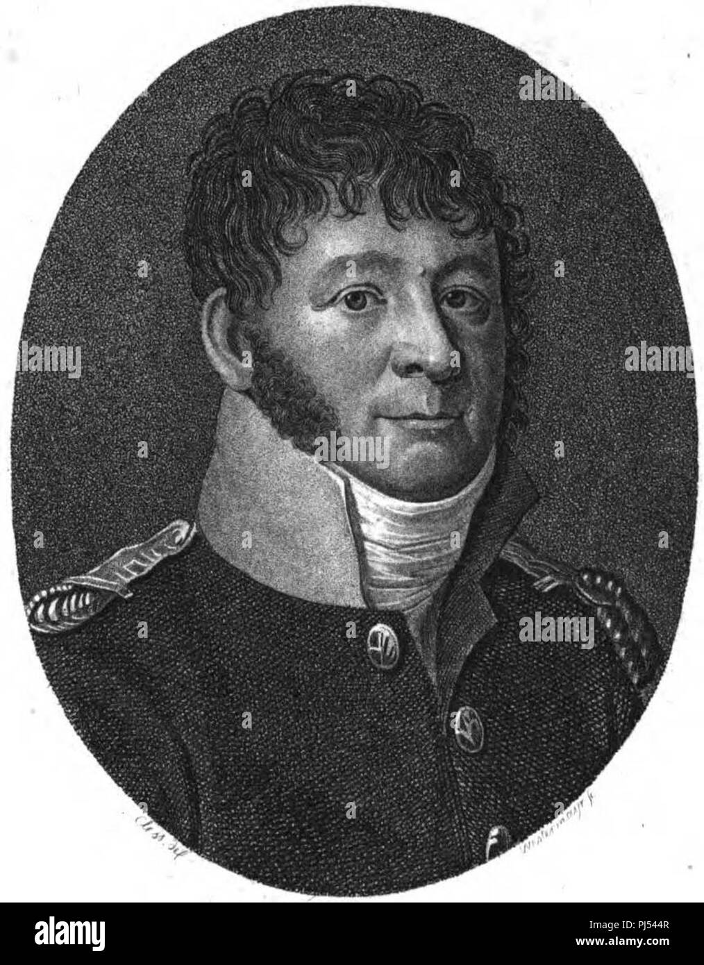 Louis Albert Guislan Bacler Dalbe 1805. Stockfoto