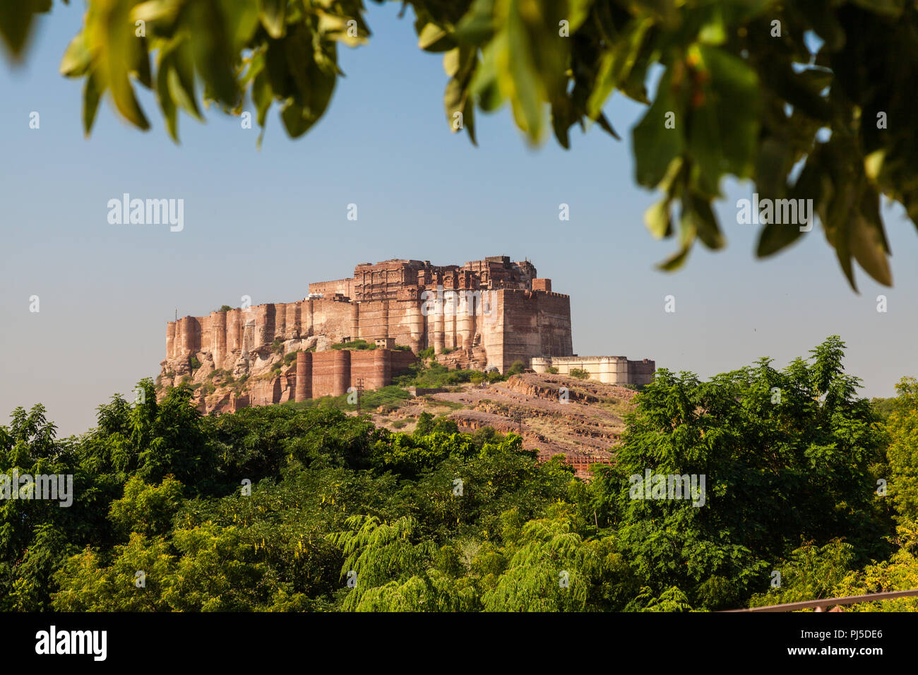 Meherangarh Fort, Jodhpur, Indien Stockfoto