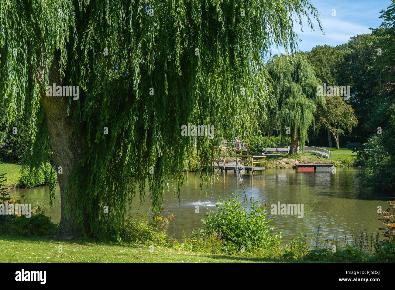 Kurpark, Ostseebad (Gem. Groemitz blieben) am 14.08.2017 Ostholstein, Schleswig-Holstein Stockfoto