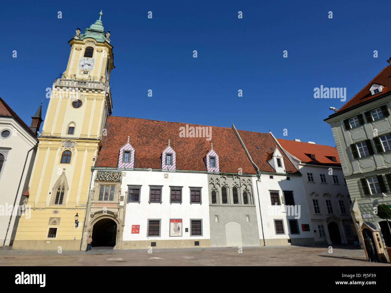 Rathaus in Bratislava, Slowakei Stockfoto