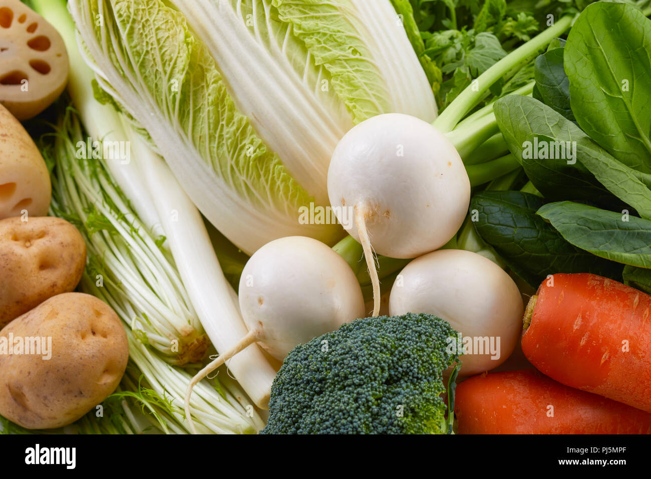 Verschiedene Gemüse Stockfoto
