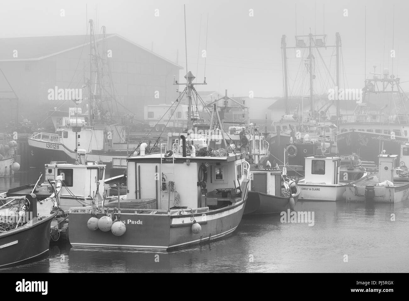 Fischerboote im Hafen von Saint Braut, Neufundland und Labrador Stockfoto