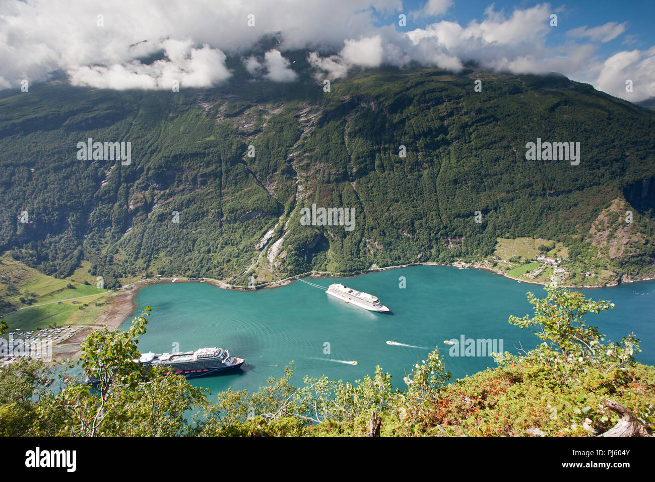 Geirangerfjord Stockfoto