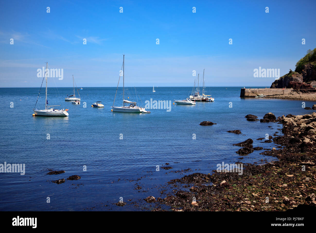 Babbacombe Beach in Devon, England Stockfoto