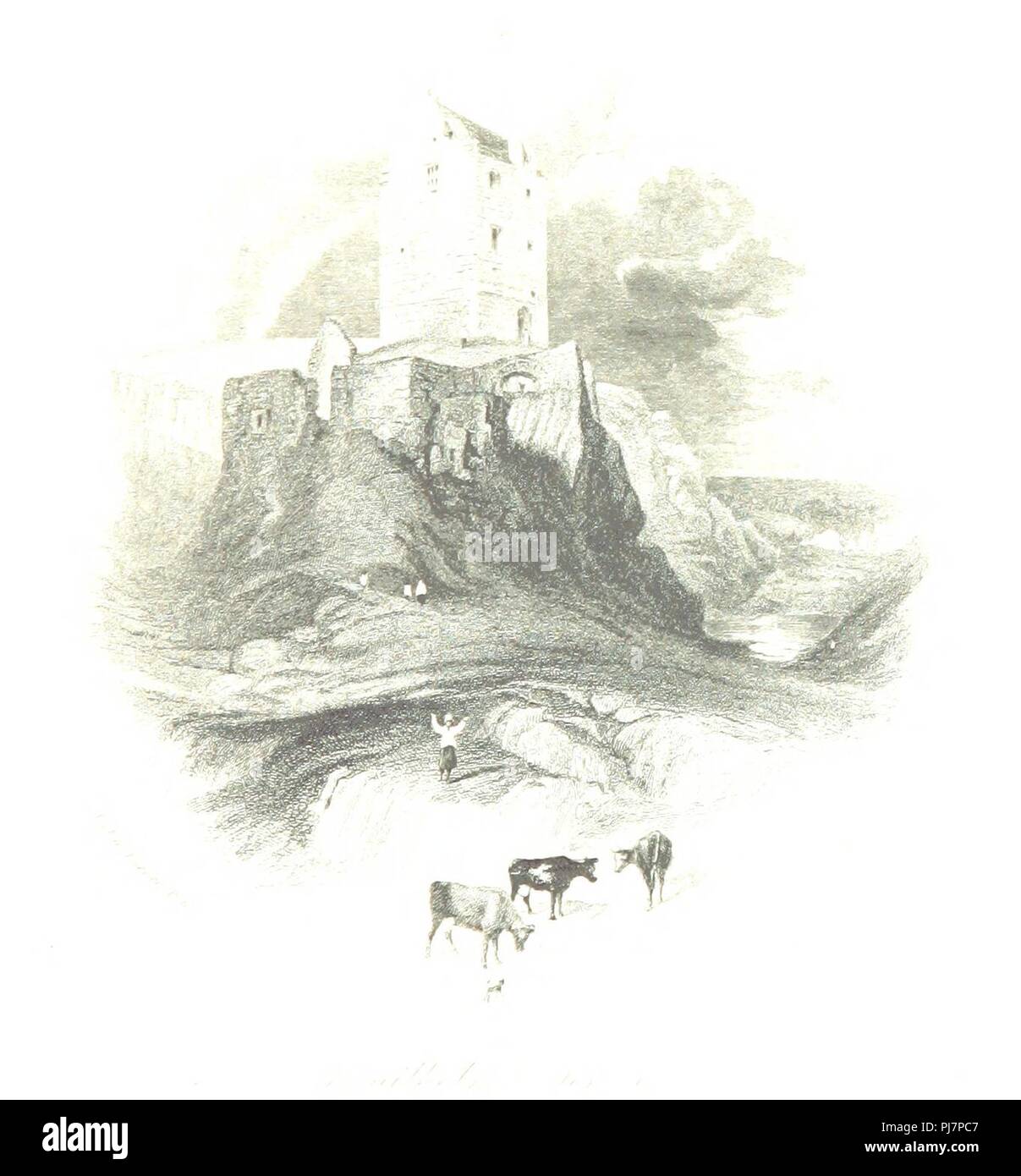 Bild aus Seite 9 der "poetischen Werke. ... Von W. Minto" bearbeitet. Stockfoto