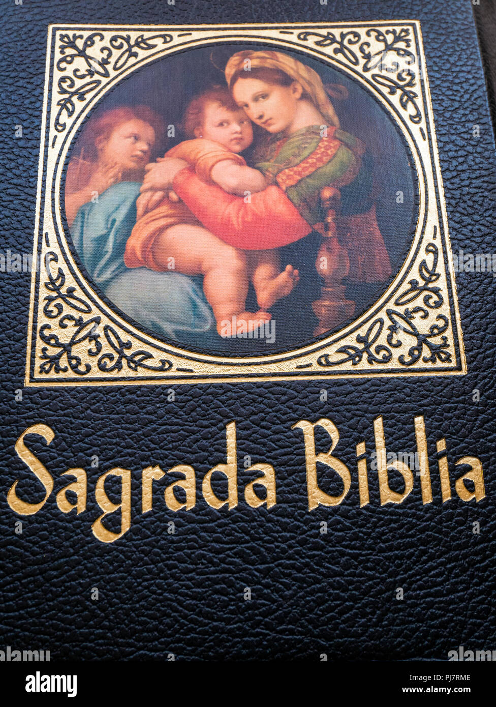 Sagrada Biblia. Madrid, España Stockfoto