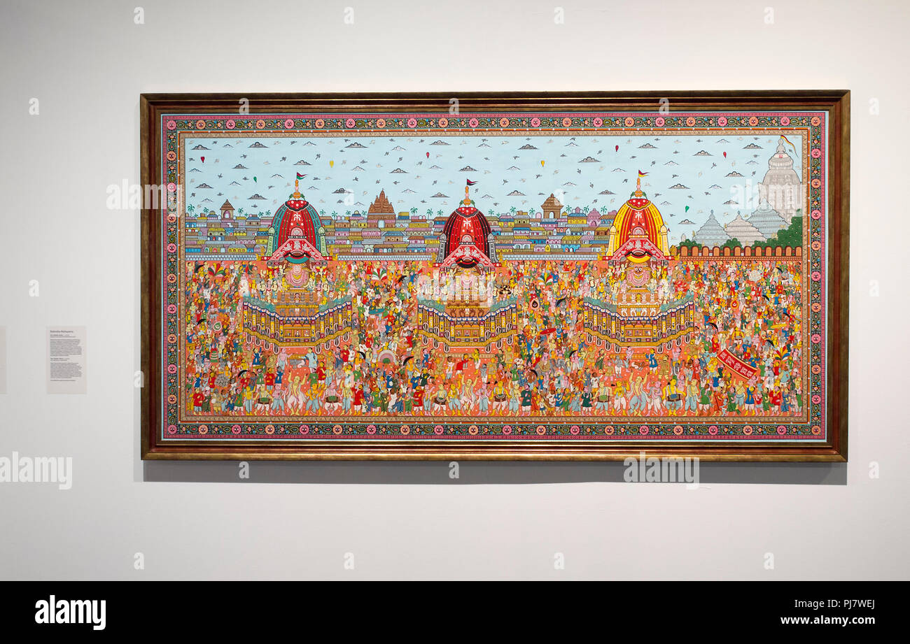 Rabindra Mahapatra, Puri Ratha-Yatra. Exposición de Arte y espiritualidad, en la India de Hoy (Formen der Hingabe). Madrid. España Stockfoto Rabindra Mahapatra, Puri Ratha-Yatra. Exposición de Arte y espiritualidad, en la India de Hoy (Formen der Hingabe). Madrid. España Stockfoto