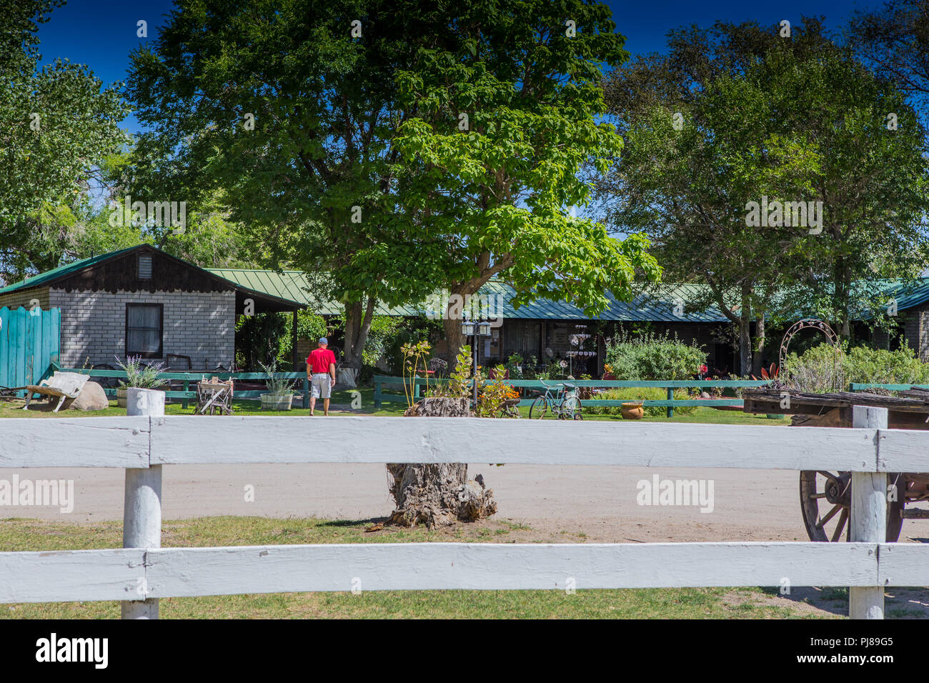 The Inn at Benton Hot Springs in Kalifornien Landstraße 120 USA Stockfoto