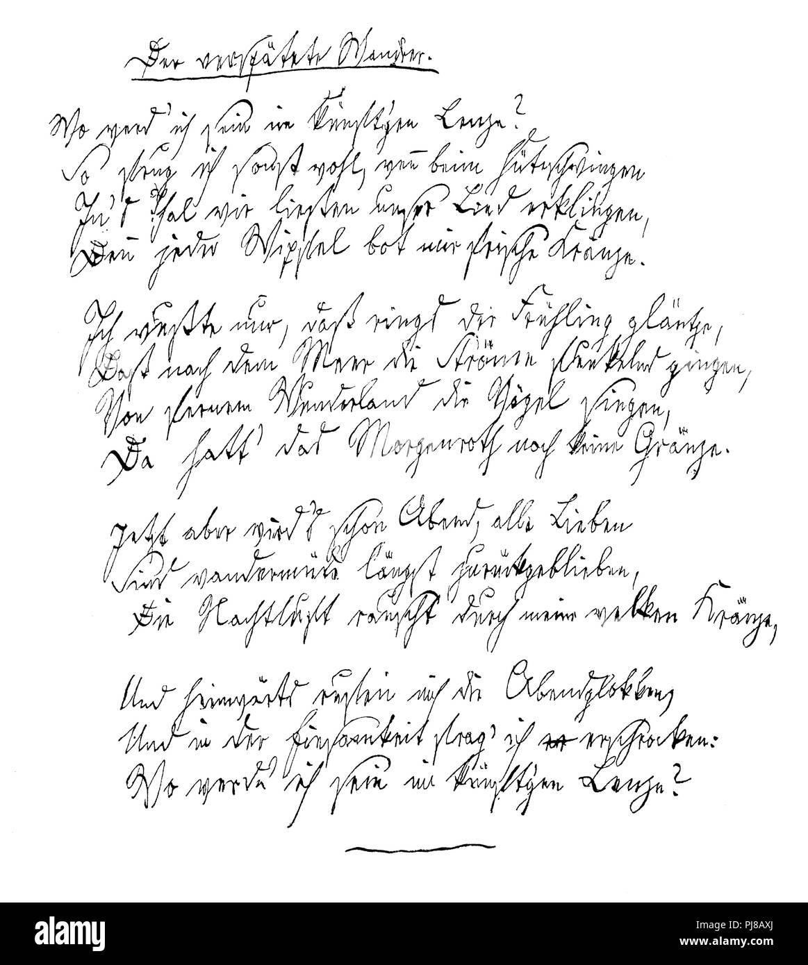 Joseph von eichendorff -Fotos und -Bildmaterial in hoher Auflösung – Alamy