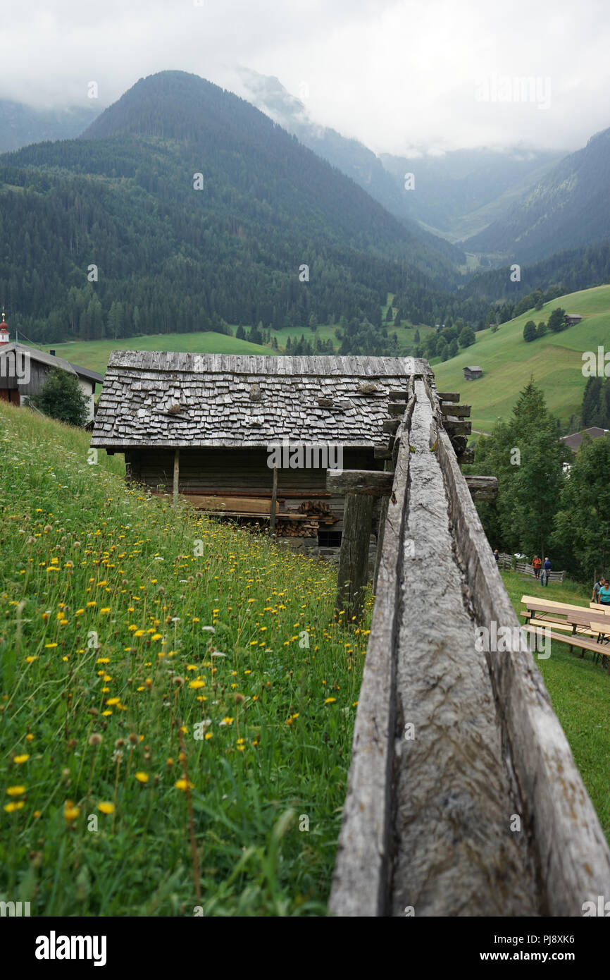 Wassermühlen, Mühlenweg, Maria Luggau, Lesachtal, Gailtaler Alpen, Alpen, Kärnten, Österreich, Europa Stockfoto