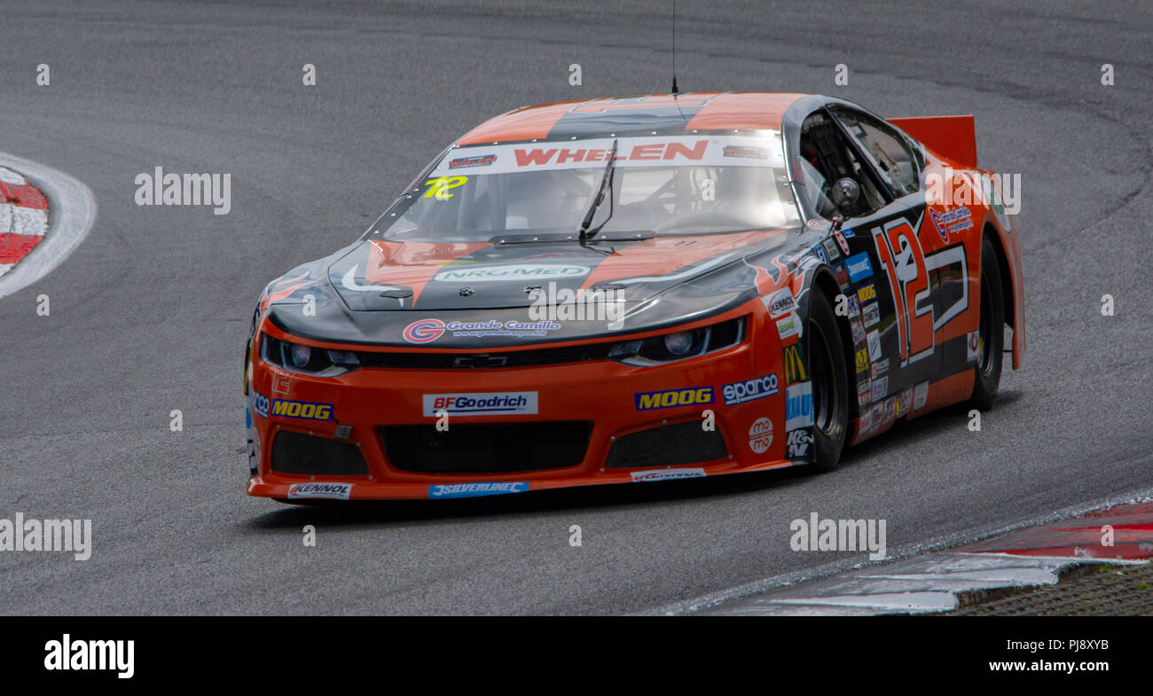 Alle diese Bilder wurden auf dem American Speedfest bei Brands Hatch UK aufgenommen. Stockfoto