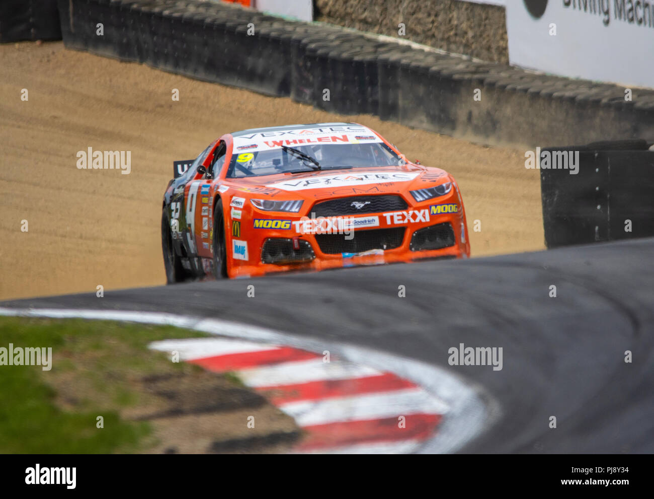 Alle diese Bilder wurden auf dem American Speedfest bei Brands Hatch UK aufgenommen. Stockfoto
