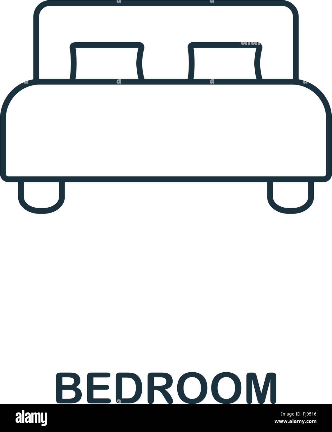 Schlafzimmer Symbol Einfaches Element Abbildung Schlafzimmer Umrisse Icon Design Aus Immobilien Sammlung Web Design Anwendungen Software Und Drucken Stock Vektorgrafik Alamy