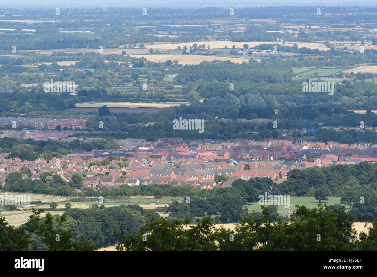 Blick auf loughborough Leicestershire Stockfoto