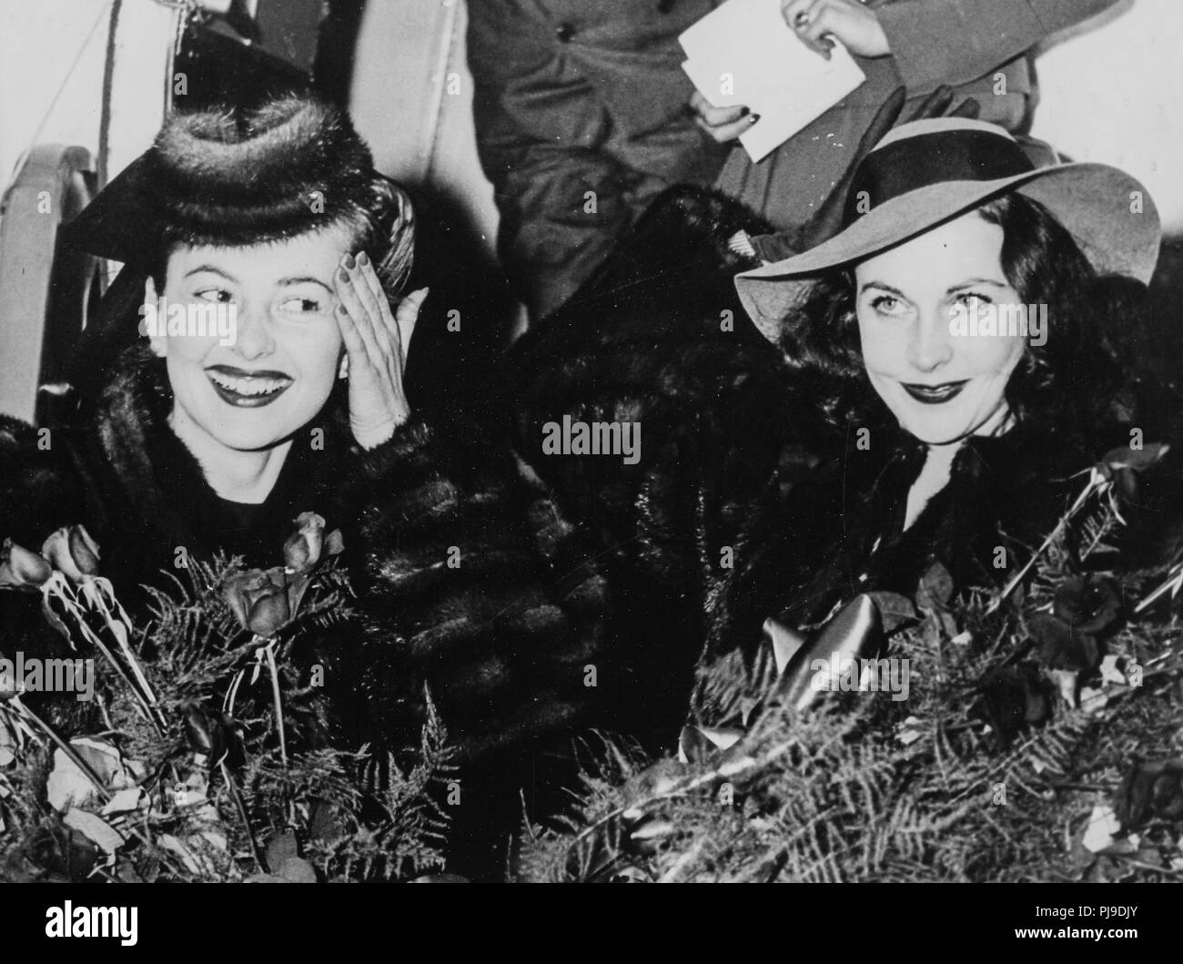 Olivia de Havilland, Vivien Leigh, Atlanta, Georgia, 1939 Stockfoto