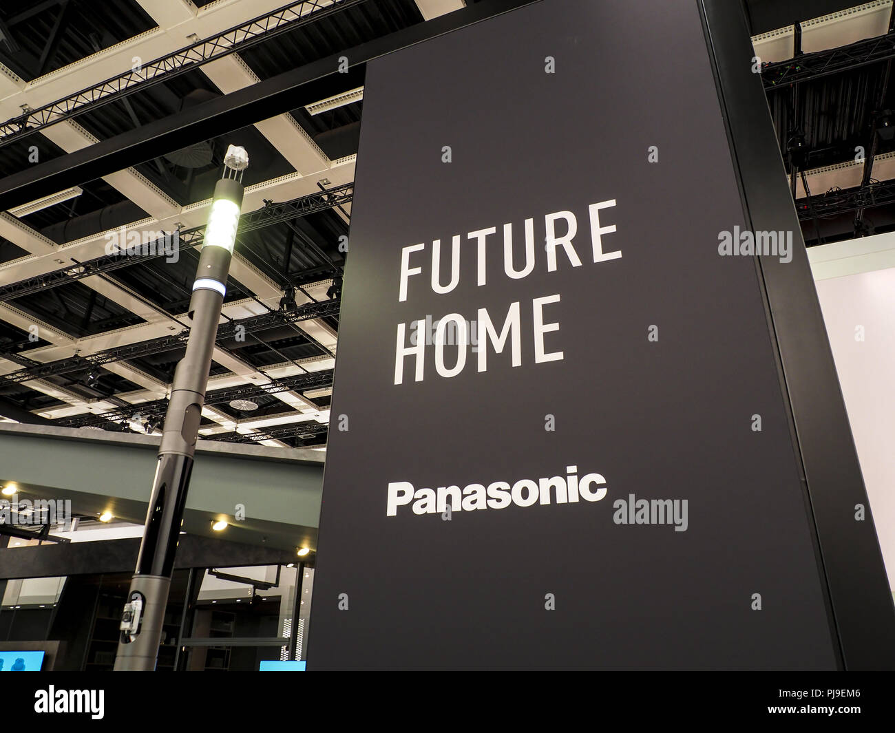 Panasonic, zukünftige Heimat, FA 2018, Berlin, Internationale Funkaustellung Stockfoto