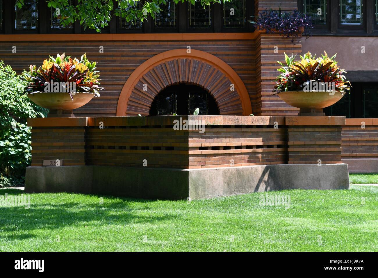 Arthur B Heurtley Haus in Chicago. Stockfoto