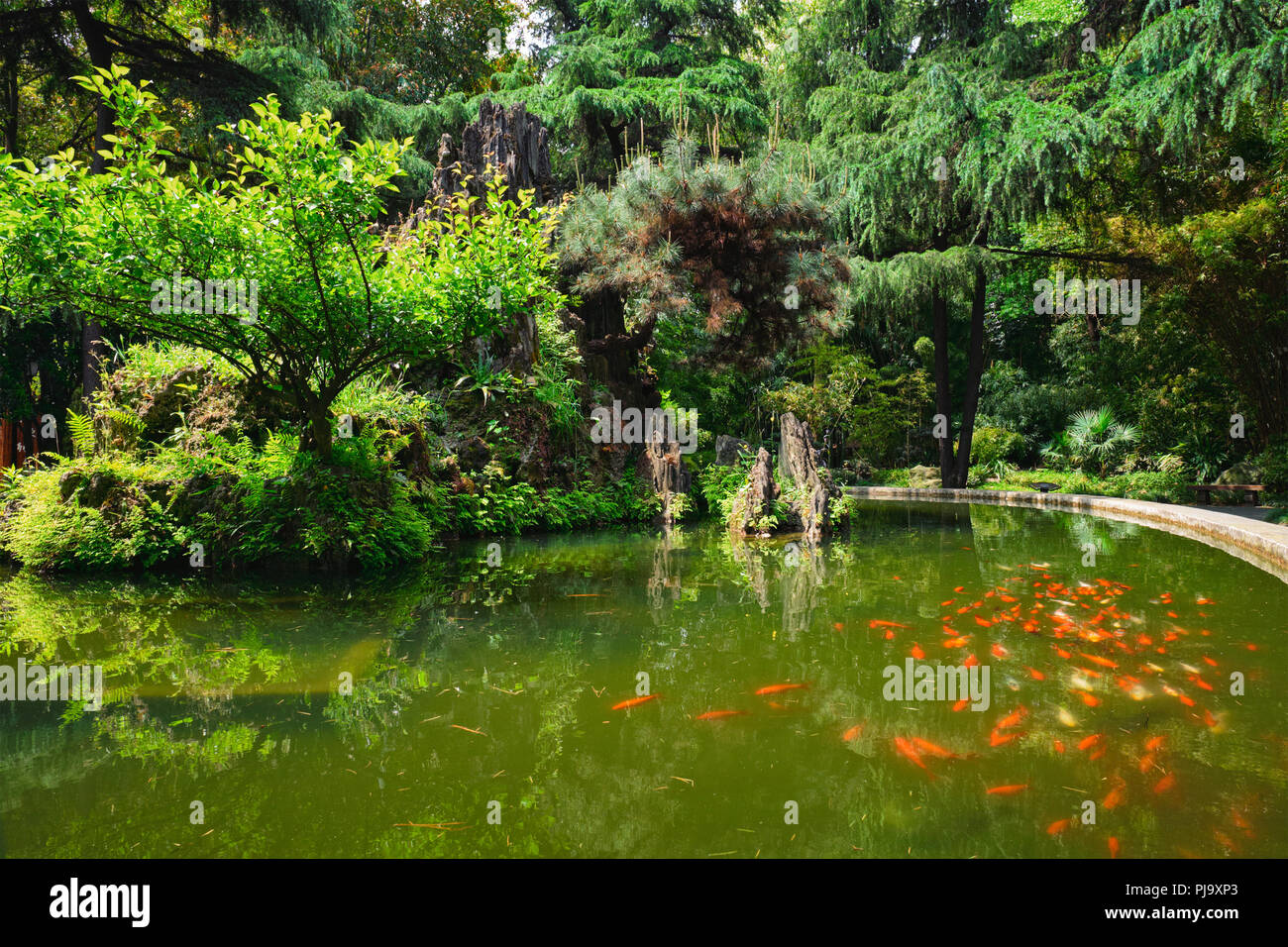 Wangjianglou Park. Chengdu, Sichuan, China Stockfoto