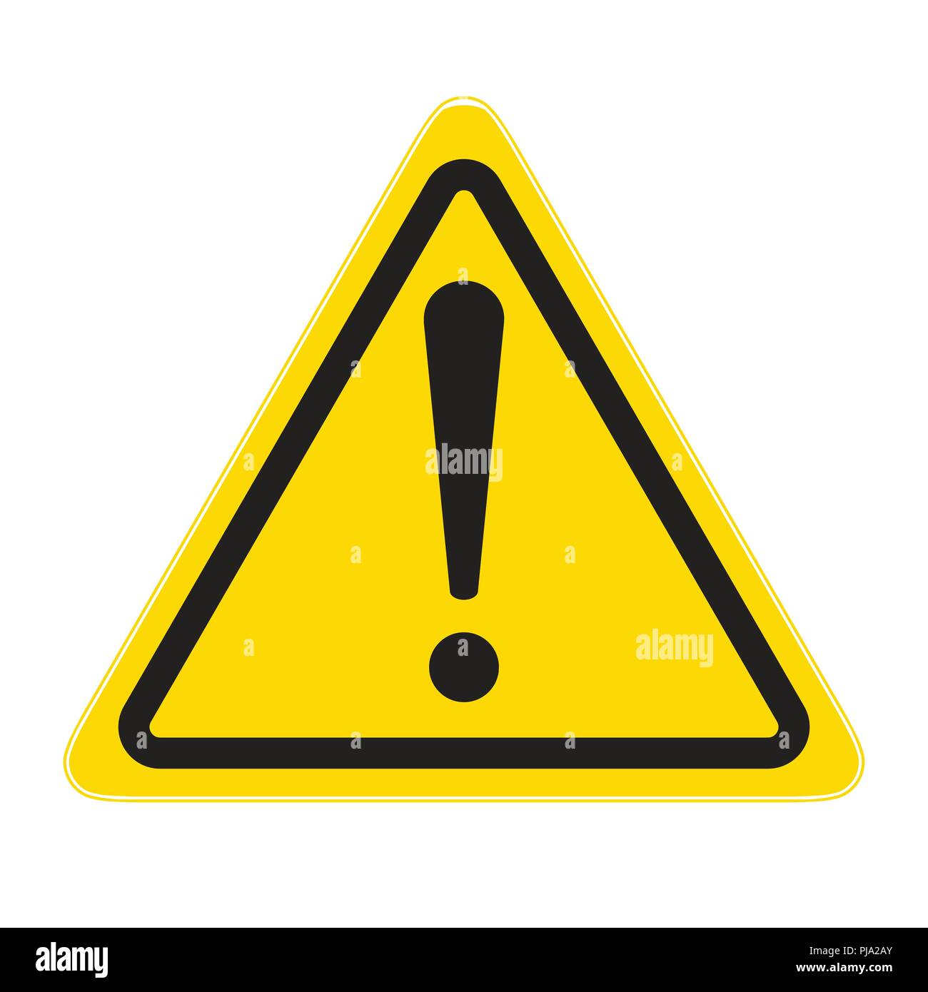 Technische Warnung Schild; Gefahr! Stock Vektor
