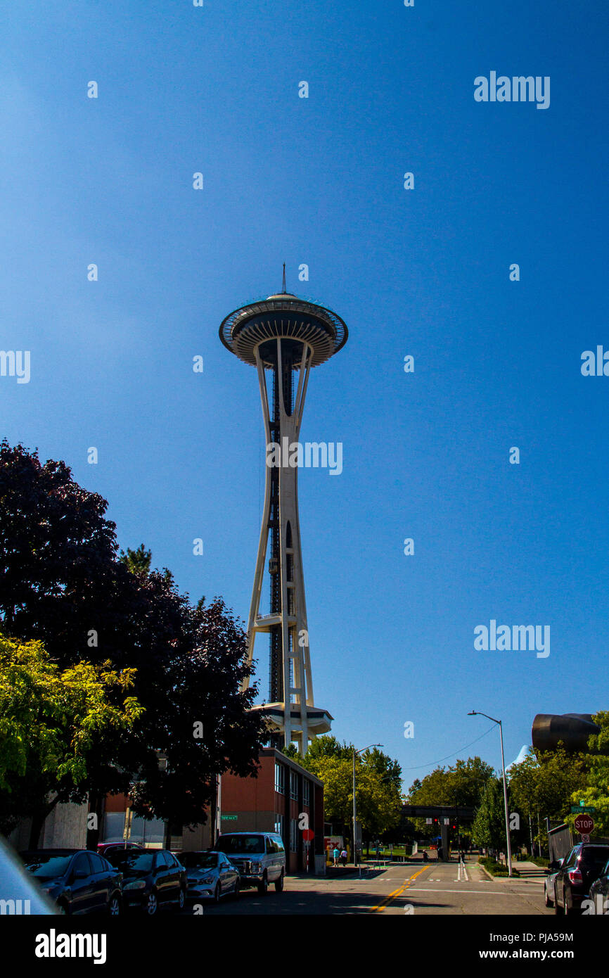 Seattle Washington Raum-Nadel Stockfoto