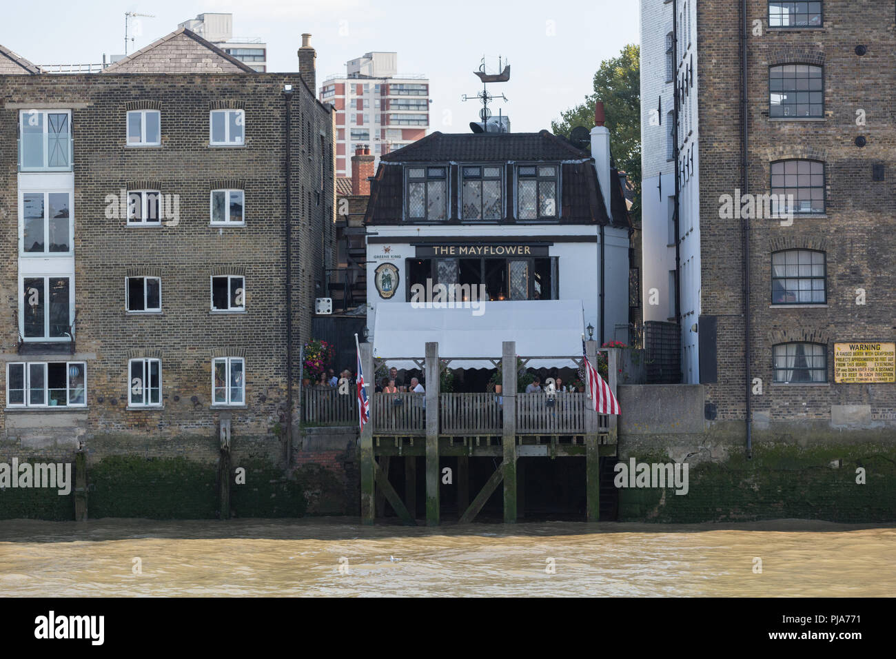 Die Mayflower Pub Rotherhithe London Stockfoto