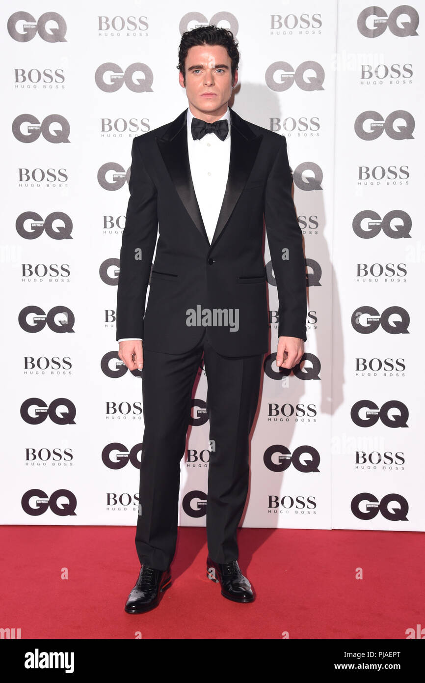 LONDON, GROSSBRITANNIEN. September 05, 2018: Richard Madden auf der GQ Männer des Jahres Awards 2018 in der Tate Modern, London Quelle: Sarah Stewart/Alamy leben Nachrichten Stockfoto