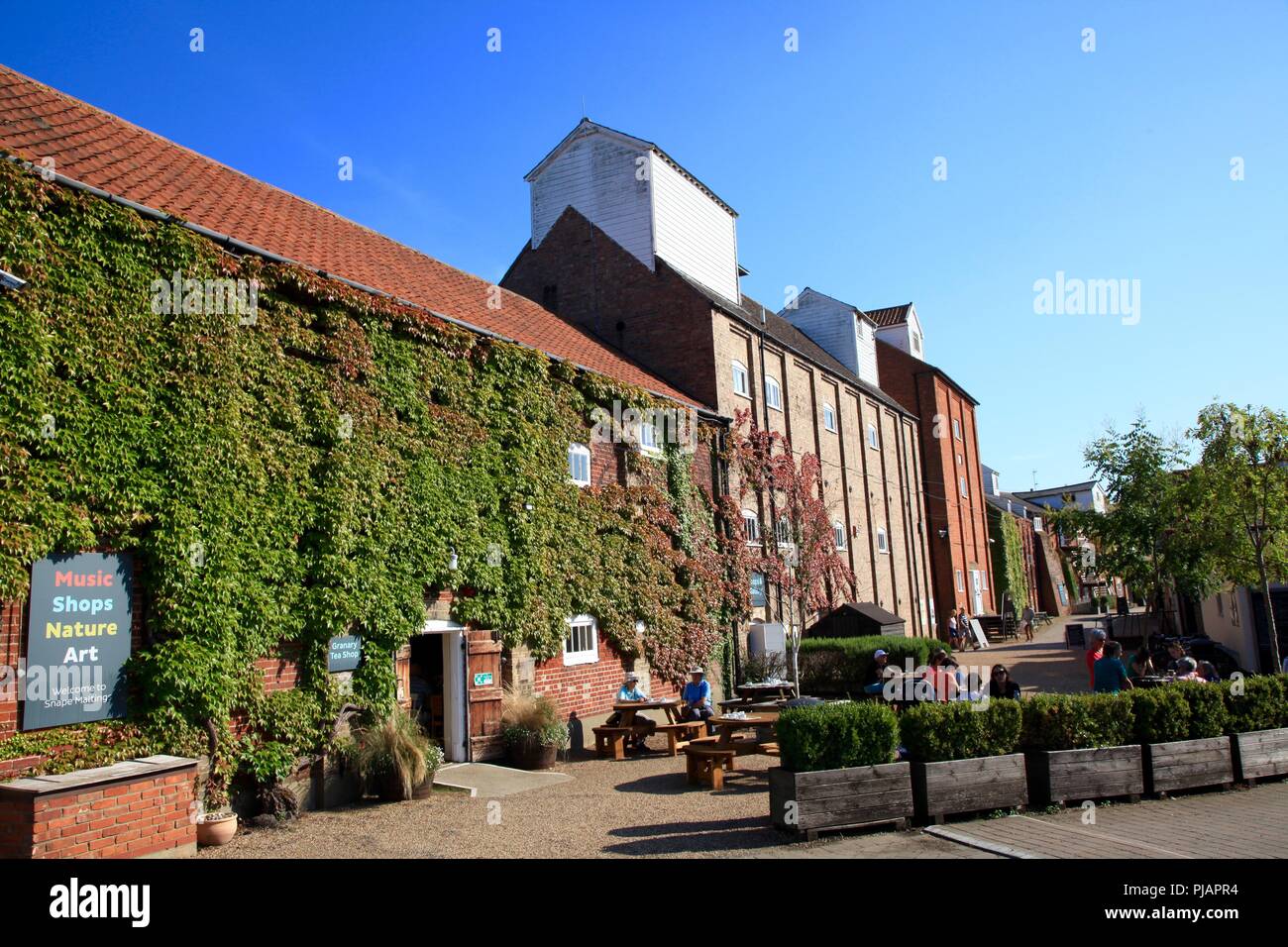 Snape Maltings Suffolk UK Sommer 2018 Stockfoto