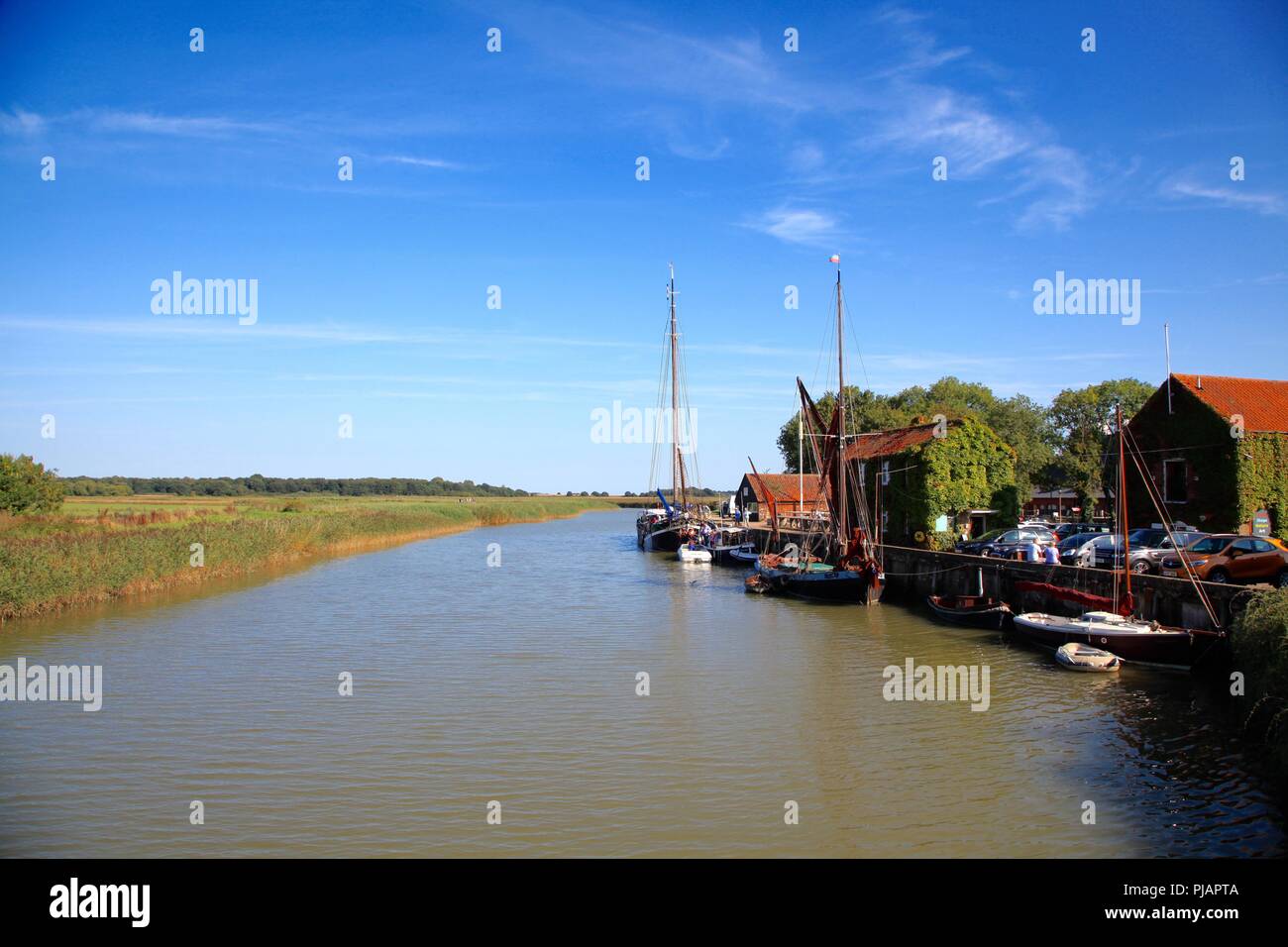 Snape Maltings Suffolk UK Sommer 2018 Stockfoto